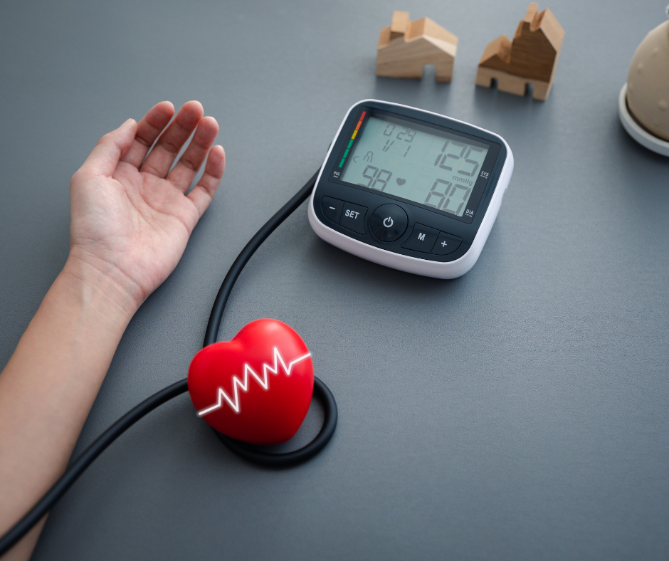 a sphygmomanometer to represent 7 Quick Ways to Lower Your Blood Pressure