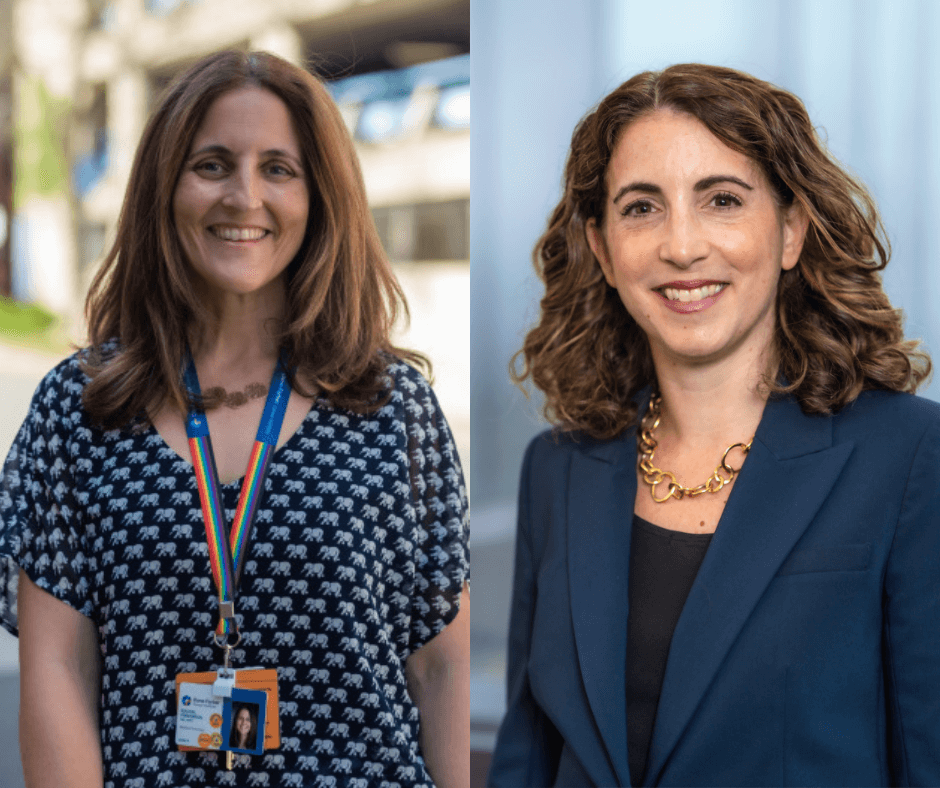 Efforts to improve access to clinical trials efforts are being led by breast oncologist Rachel Freedman, MD, MPH (left), who is co-chair of Dana-Farber’s Clinical Trial Access Committee, and Erica Mayer, MD, MPH, director of clinical research in the Breast Oncology Program. 